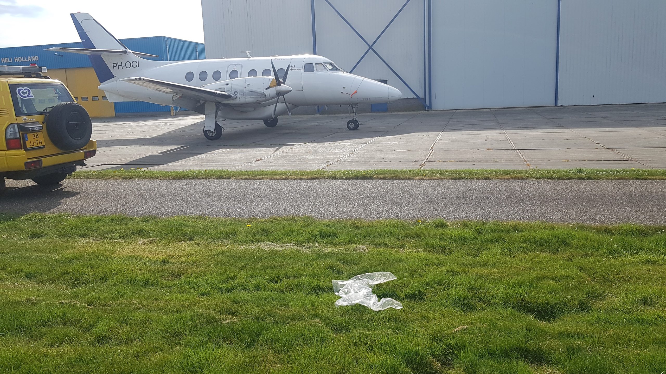 Rommel op de luchthaven